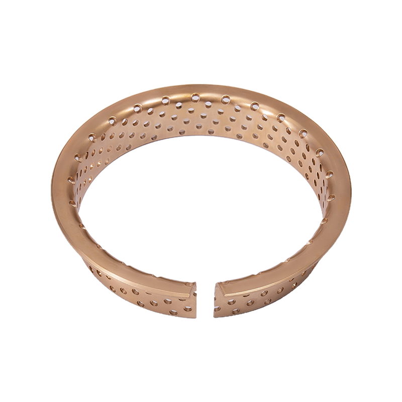 HZ092F Tuleja z brązu, dziurkowana i kołnierzowa