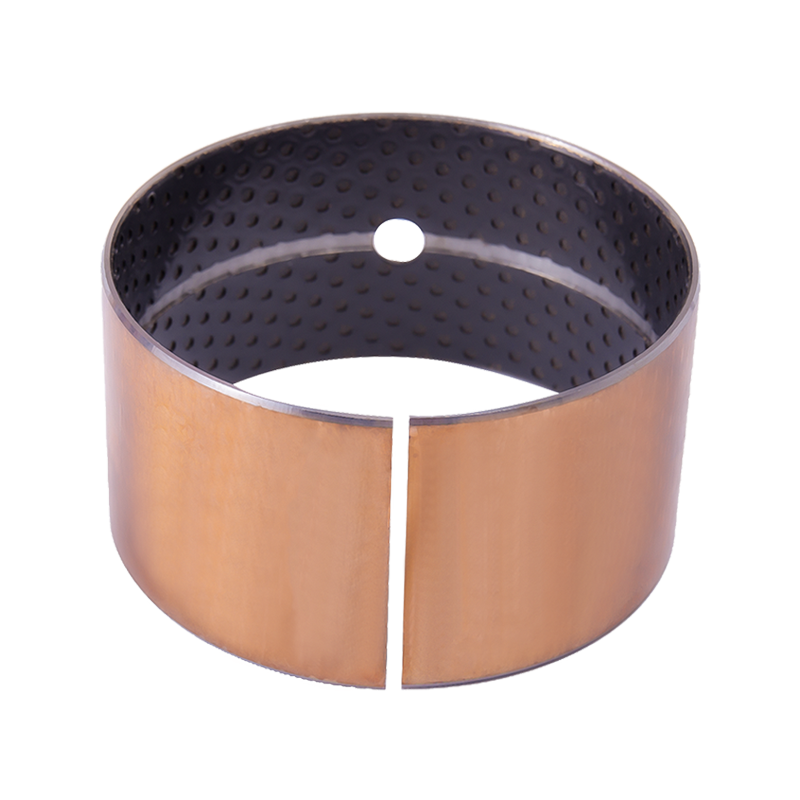 Łożysko ze smarowaniem granicznym ze stali niskowęglowej HZ2X z POM/wypełniaczem ołowiowym (czarne).