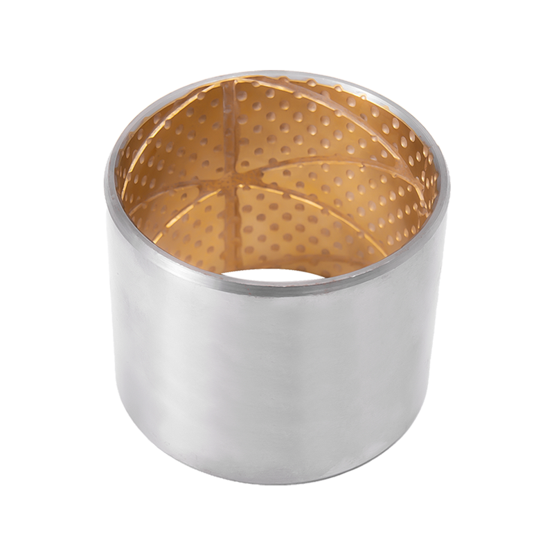 HZ802 Bimetaliczne łożysko kompozytowe z rowkiem olejowym w kolorze naturalnym